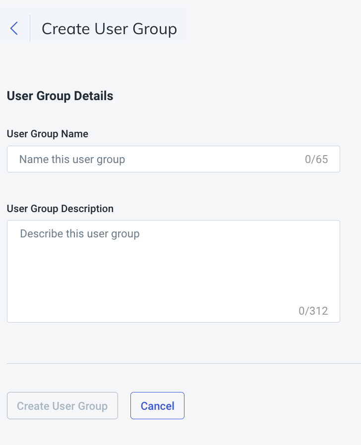 Create group experience